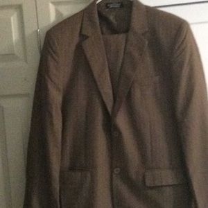 2 piece pinstripe suit by Haband